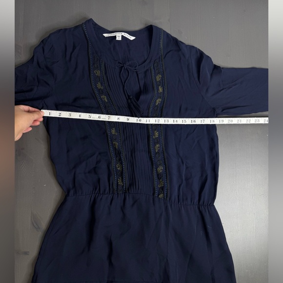 Veronica Beard Katia Silk Embroidered Boho Dress - Picture 9 of 11